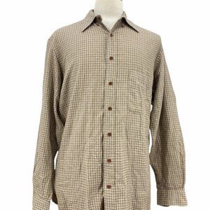 AKA Eddie Bauer Men's Casual Multicolor Plaid Long